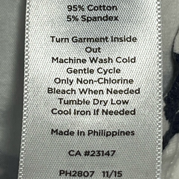 Talbots Black and White Boxy 3/4 Sleeve Blouse - Picture 4 of 5